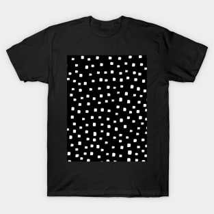 Black and White Spotty Polka Dot T-Shirt